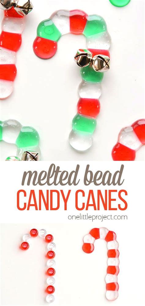 can you bake pony beads in metal tin candy boxes|melted bead candy canes.